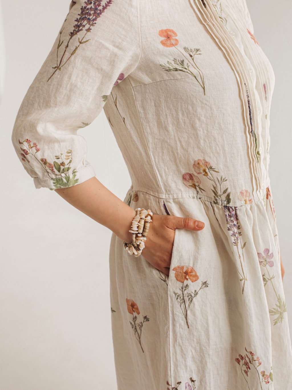 Бохо платье в цветочек