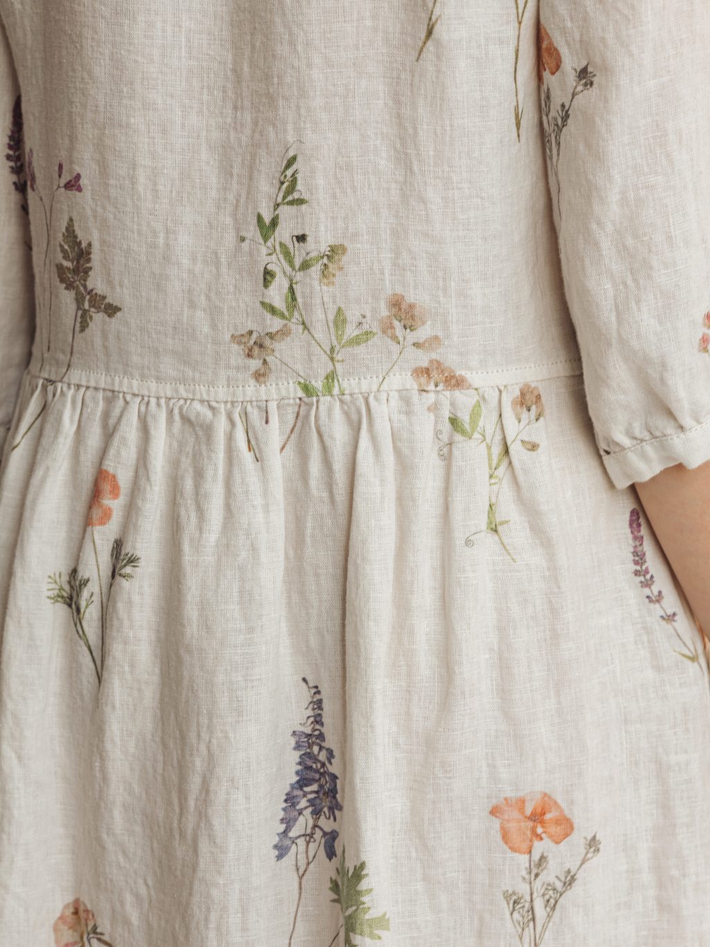 Бохо платье в цветочек